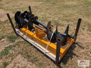 lot 55 image: Future hydraulic post hole digger f...
