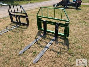 lot 77 image: Kivel 3500lb pallet forks with 48in...