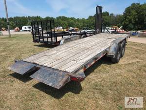 lot 23 image: 2011 Kaufman 22ft tandem axle tilt ...