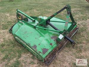 lot 99 image: John Deere MX6 rotary mower, pull t...