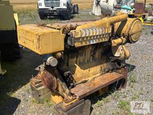 lot 135 image: Cat D343 diesel engine for parts. T...