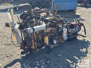 lot 136 image: CAT 3306D diesel engine. Removed fr...