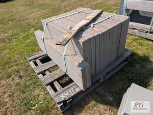 lot 150 image: Pallet of cut landscape slabs. Item...