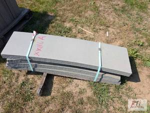 lot 153 image: Curved bluestone slabs Item is loca...