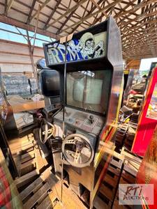 lot 215 image: Bally Midway Max RPM Driving Arcade...