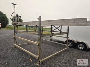 lot 223 image: 4000LB Boat Hoist. Power winch, &nb...