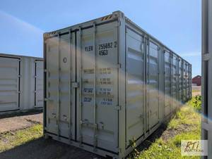 lot 18 image: Single trip 40ft shipping container...