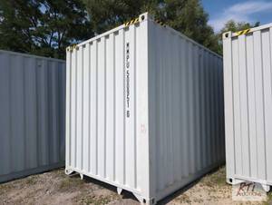 lot 21 image: Single trip 40ft shipping container...