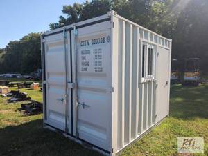 lot 72 image: New shipping container with window ...