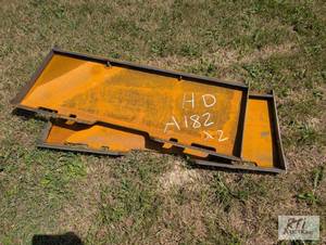 lot 76 image: 2X Attachment heavy duty mounting p...