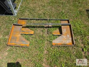 lot 78 image: 2X Open style attachment plate. MD...