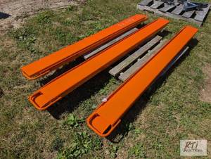 lot 86 image: 3X Pairs of fork extensions, 2 are ...