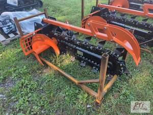 lot 100 image: Future chain trencher for mini skid...