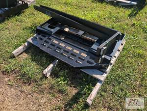 lot 147 image: Future skid loader pallet forks wit...