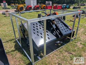 lot 180 image: Wolverine hydraulic landscape rake,...