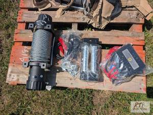 lot 201 image: ATS 13000lb electric winch, 12 volt...