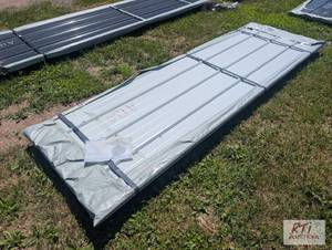 lot 221 image: 50X 3ft x 10ft white roofing or sid...