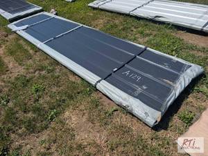 lot 222 image: 50X 3ft x 12ft black roofing or sid...