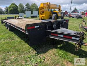 lot 39 image: 2000 24ft tandem dual deckover trai...
