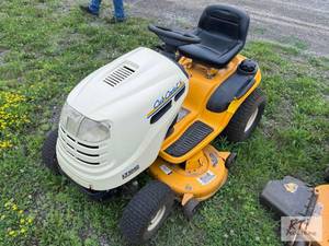lot 121 image: Cub Cadet LT1042 riding mower. Equi...