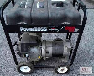 lot 186 image: PowerBoss 5,500 watt generator. ...