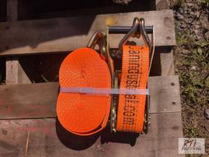 lot 223 image: 20X 2x27ft ratchet straps. Item is ...