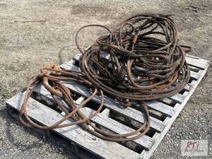 lot 232 image: Pallet of matched lifting slings...