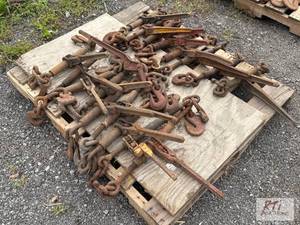 lot 248 image: Lot of (17) 12 inch ratchet bin...