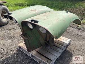 lot 251 image: John Deere Wheatland fenders. Fi...