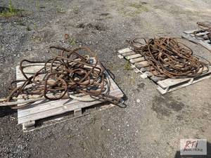 lot 266 image: (2) pallets of assorted lifting ...