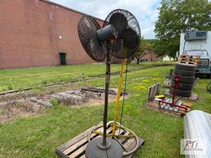 lot 30 image: (2) floor fans....