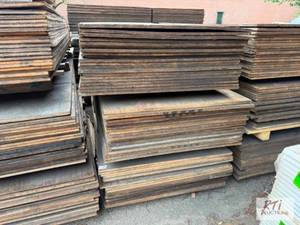 lot 61 image: Complete stack of 1-inch plywood.&n...