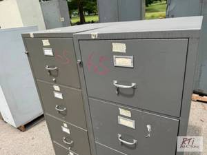 lot 65 image: (2) filing cabinets...