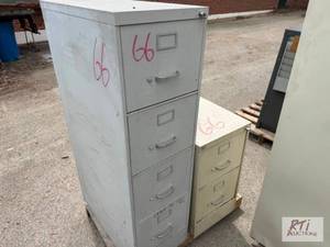 lot 66 image: (2) filing cabinets...