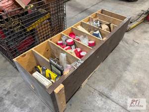 lot 138 image: Welding rod and hardware....