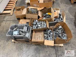 lot 142 image: Pipe and electrical hardware...