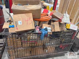 lot 145 image: Large crate of mixed parts and hard...