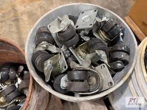 lot 154 image: Pallet of Caster wheels.&nbsp...