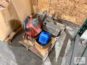 lot 184 image: Hardware and leaf blower...