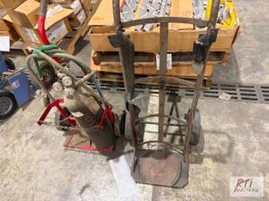 lot 201 image: (2) small torch carts...