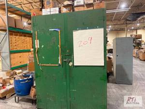 lot 209 image: Large cabinet with lighting parts...
