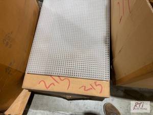 lot 215 image: lighting grates...