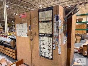lot 297 image: Wooden cabinet of parts...