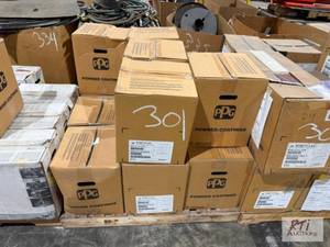 lot 301 image: (6) pallets of New powder coatings ...