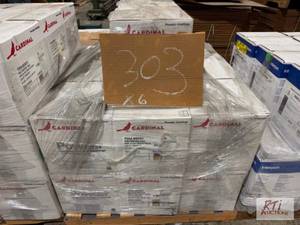 lot 303 image: (6) pallets of New powder coatings ...