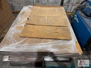 lot 318 image: Large cardboard boxes...