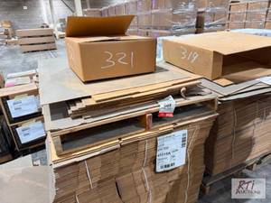 lot 321 image: (750) 20x20x8 boxes...