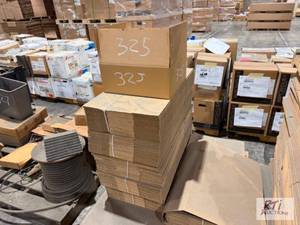 lot 325 image: 24x12x6 cardboard boxes...