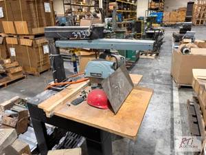 lot 393 image: Delta radial arm saw...