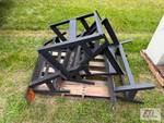 Pallet of steel stands.&nbsp;...